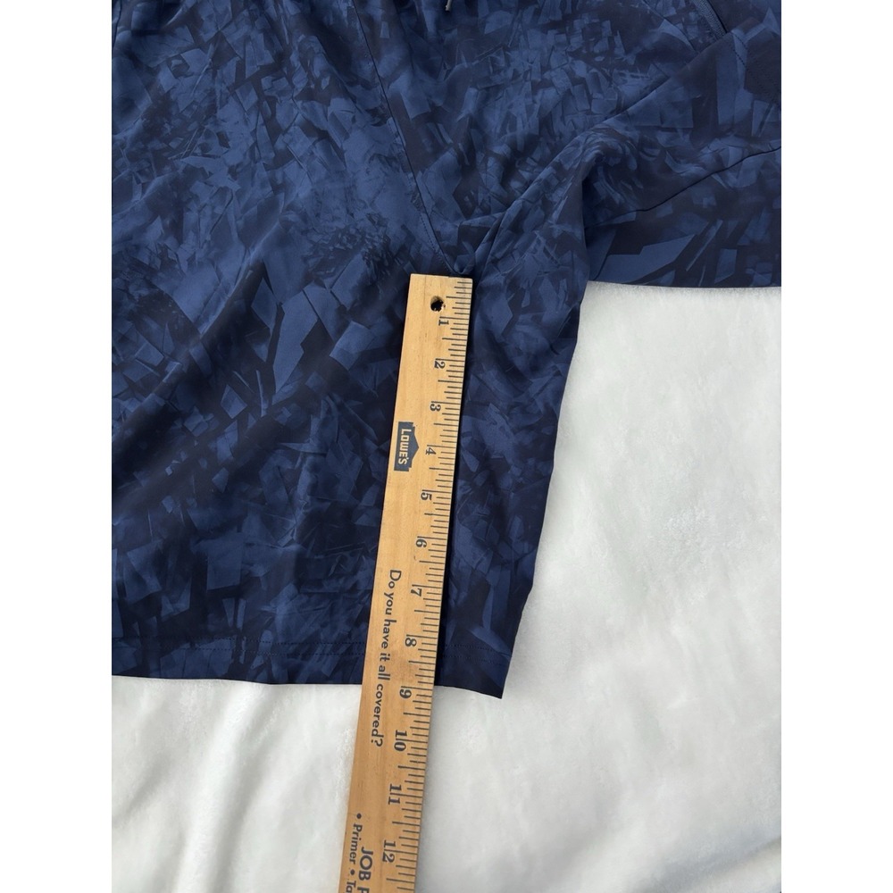 Second Skin Bermuda Shorts Men's Medium Blue/Black Elastic Waist Drawstring - Picture 5 of 7